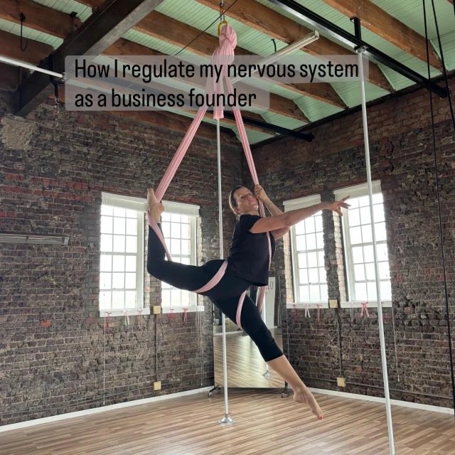 How I regulate my nervous system each and every day is doing the things I love. Being a business founder is hard and burnout is real. I decided to put my health first, share my story with others and challenge my body in ways I never thought possible. 

Learning new things like the hammock and yea make me feel alive. I am the strongest I have ever been and I am 50. Morning walks in the forest with my dog have filled me with so much love and gratitude. Talking on stage with amazing women brings me so much joy. Plus still being able to do makeup for @lumi.gloskin campaigns. 

I never dreamt this life for me. But it’s here and I love it. If I can do it then so can you 🫶